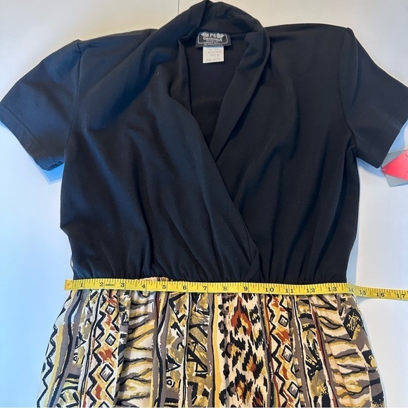 Vintage PG Collections Animal Tribal Print Car Wash Dress NWT - 10 - Picture 14 of 16